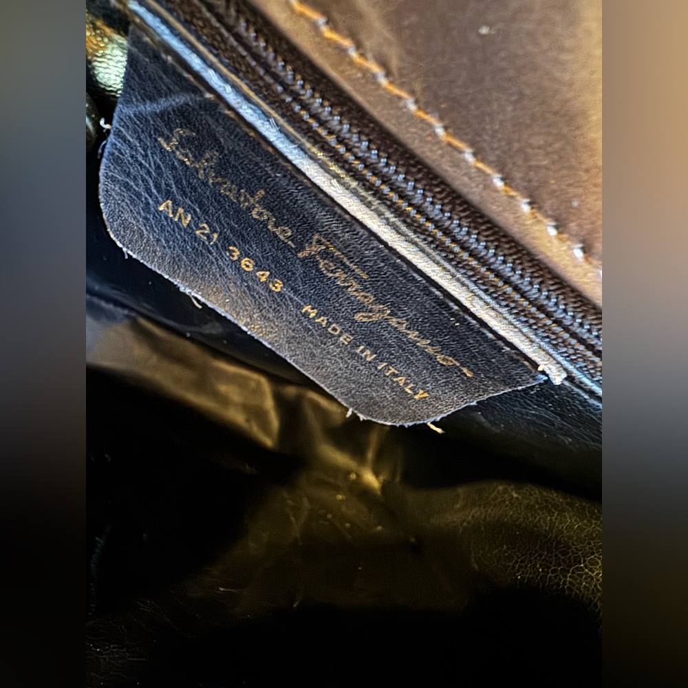 Salvatore Ferragamo Vintage Crossbody Brown - Picture 4 of 12